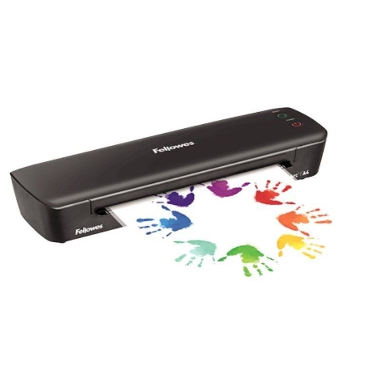Plastificadora fellowes arc a4/ hasta a4 y 80 micras/ negra