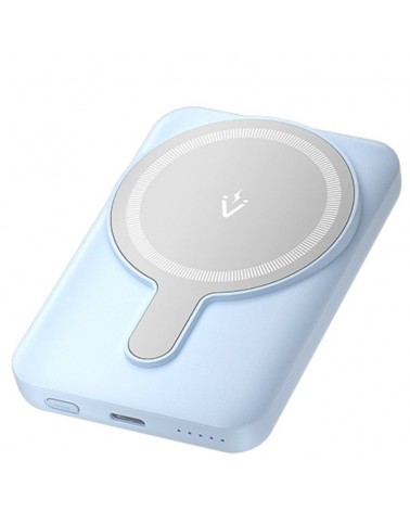 Powerbank 5000mah vention fhsl0/ 20w/ wireless/ azul