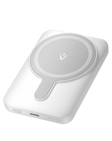 Powerbank 5000mah vention fhsw0/ 20w/ wireless/ blanco
