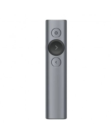 Presentador inalámbrico por bluetooth logitech spotlight presentation remote/ 2.4ghz/ gris pizarra