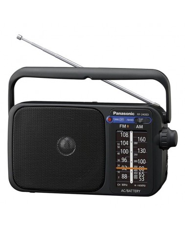 Radio portátil panasonic rf-2400deg-k/ negra