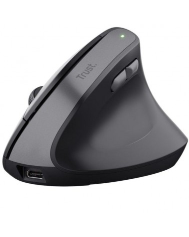Ratón ergonómico inalámbrico trust tm-270/ batería recargable/ hasta 2400 dpi