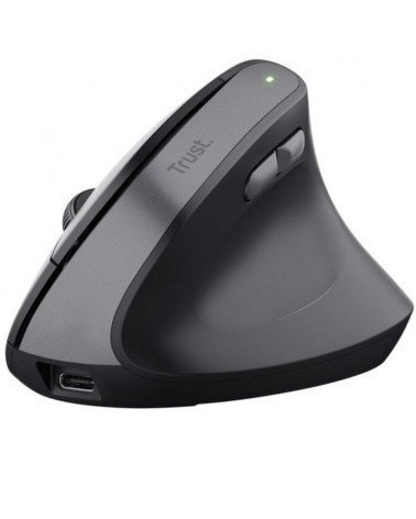 Ratón ergonómico inalámbrico trust tm-270/ batería recargable/ hasta 2400 dpi