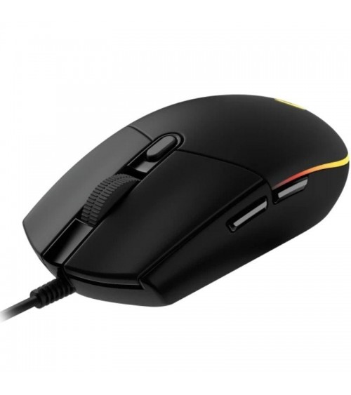 Ratón gaming logitech g102 lightsync/ hasta 8000 dpi/ negro