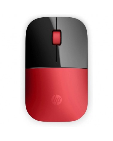 Ratón inalámbrico hp z3700/ hasta 1200/ rojo