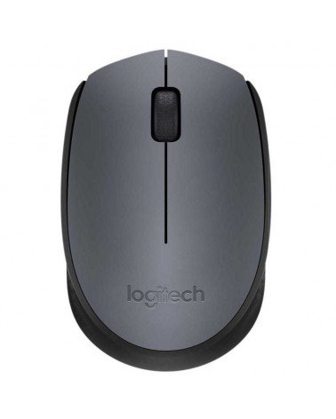 Ratón inalámbrico logitech m170/ hasta 1000 dpi/ gris