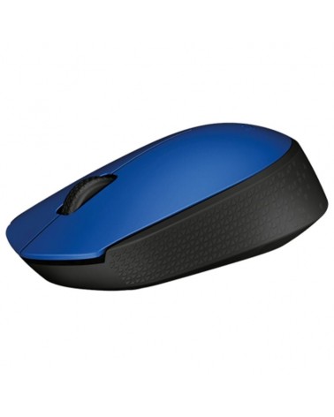 Ratón inalámbrico logitech m171/ hasta 1000 dpi/ azul