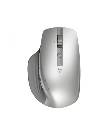 Ratón inalámbrico por bluetooth hp 930 creator/ batería recargable/ hasta 4000 dpi/ plata