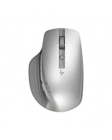Ratón inalámbrico por bluetooth hp 930 creator/ batería recargable/ hasta 4000 dpi/ plata