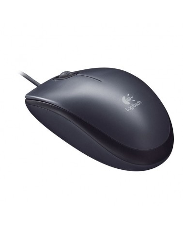 Ratón logitech m90/ hasta 1000 dpi/ gris v2