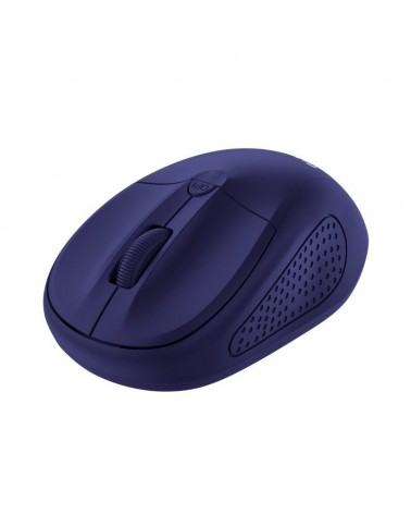 Ratón mini inalámbrico trust primo/ hasta 1600 dpi/ azul mate
