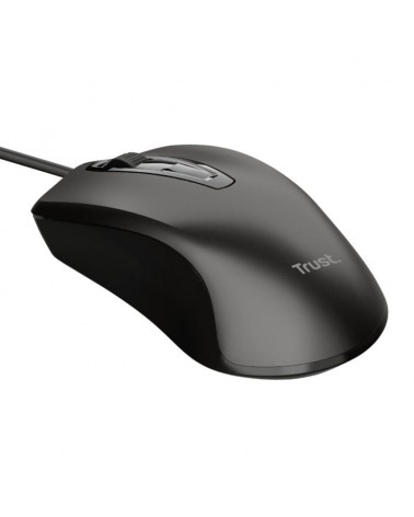 Ratón trust basics wired mouse/ hasta 1200 dpi