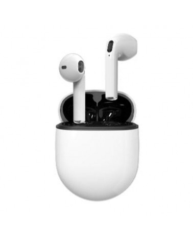 Auriculares bluetooth daewoo dw2006 con estuche de carga/ autonomía 5h/ blancos