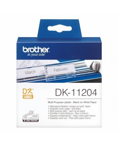 Rollo de etiquetas original brother dk-11204