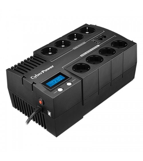 Sai línea interactiva cyberpower br1200elcd/ 1200va-720w/ 8 salidas/ formato bloque