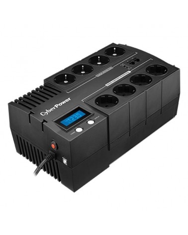 Sai línea interactiva cyberpower br1200elcd/ 1200va-720w/ 8 salidas/ formato bloque