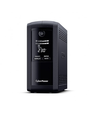 Sai línea interactiva cyberpower vp1000elcd/ 1000va-550w/ 4 salidas/ formato torre
