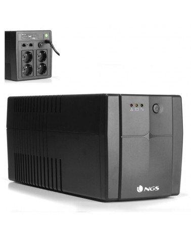 Sai offline ngs fortress 1500 v2/ 1200va-720w/ 4 salidas/ formato torre