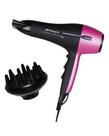 Secador orbegozo se-2320/ 2200w/ negro y lila