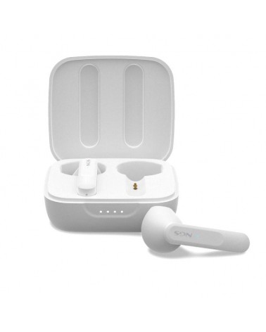 Auriculares bluetooth ngs ártica move con estuche de carga/ autonomía 7h/ blancos