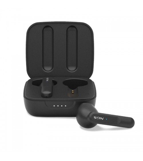 Auriculares bluetooth ngs ártica move con estuche de carga/ autonomía 7h/ negros