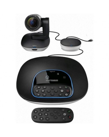 Sistema de  videoconferencia logitech group/ enfoque automático/ full hd