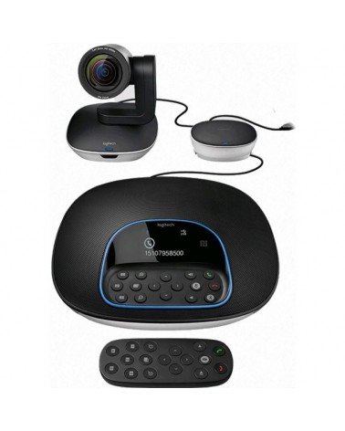 Sistema de  videoconferencia logitech group/ enfoque automático/ full hd