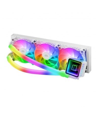 Sistema de refrigeración líquida mars gaming ml-ultra360/ blanco