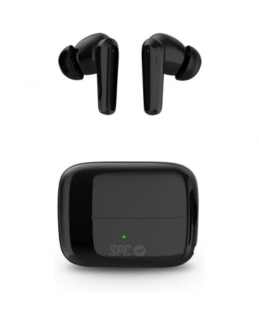 Auriculares bluetooth spc ether 2 pro con estuche de carga/ autonomía 6.5h/ negros