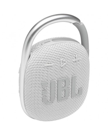 Altavoz con bluetooth jbl clip 4/ 5w/ 1.0/ blanco