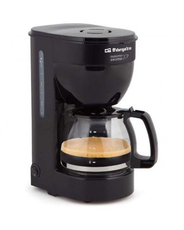 Cafetera de goteo orbegozo cg 4014/ 6 tazas/ negra