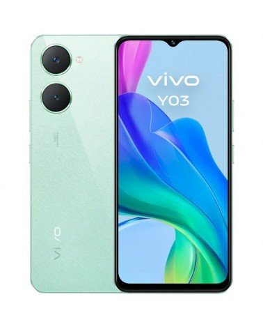 Smartphone vivo y03 4gb/ 128gb/ 6.56'/ verde gema