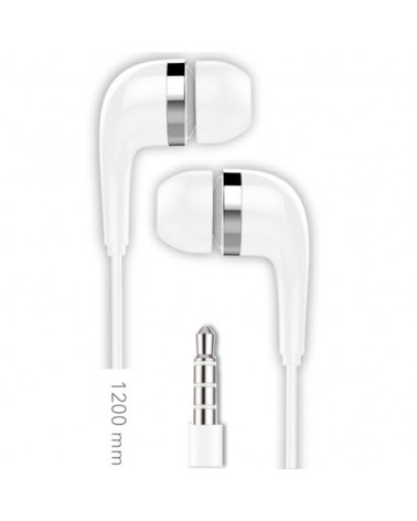 Auriculares intrauditivos tech one tec2905/ con micrófono/ jack 3.5/ blancos