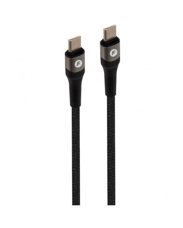 Cable usb 2.0 tipo-c fonestar usb-cc/ usb tipo-c macho - usb tipo-c macho/ 480mbps/ 1m/ negro