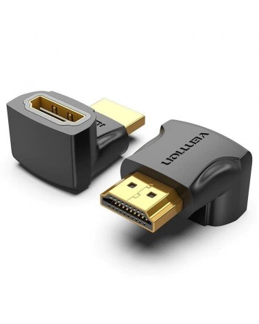 Adaptador hdmi 4k 270º vention ainb0/ hdmi macho - hdmi hembra/ pack 2 uds