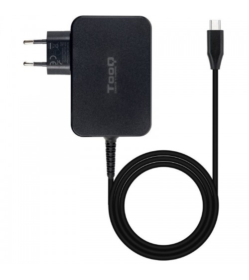 Cargador de portátil tooq tqlc-usbcgan100pd usb tipo-c/ 100w/ automático/ voltaje 5-20v/ 1x usb tipo-c