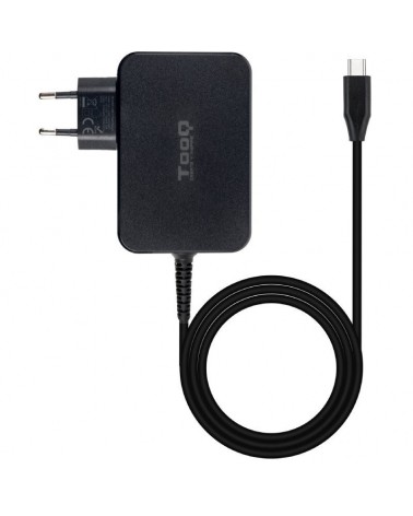 Cargador de portátil tooq tqlc-usbcgan100pd usb tipo-c/ 100w/ automático/ voltaje 5-20v/ 1x usb tipo-c