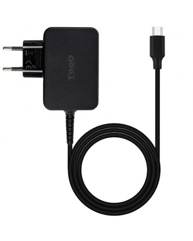 Cargador de portátil tooq tqlc-usbcgan45pd usb tipo-c/ 45w/ automático/ voltaje 5-20v/ 1x usb tipo-c