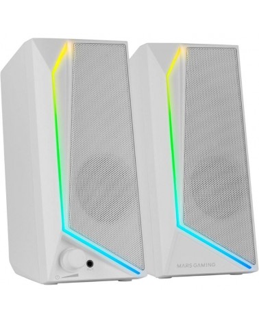 Altavoces mars gaming ms72/ 15w/ 2.0/ blancos