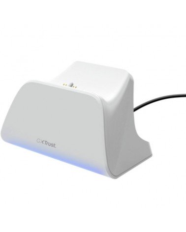 Estación de recarga rápida trust gaming gxt 255 para ps5/ blanco