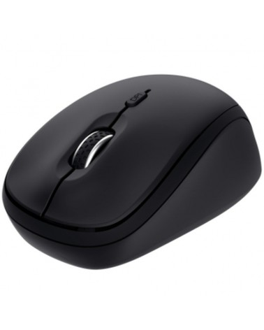 Ratón mini inalámbrico trust yvi+ multidispositivo/ hasta 1600 dpi/ negro