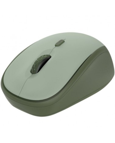 Ratón mini inalámbrico trust yvi+ silent/ hasta 1600 dpi/ verde