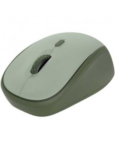 Ratón mini inalámbrico trust yvi+ silent/ hasta 1600 dpi/ verde