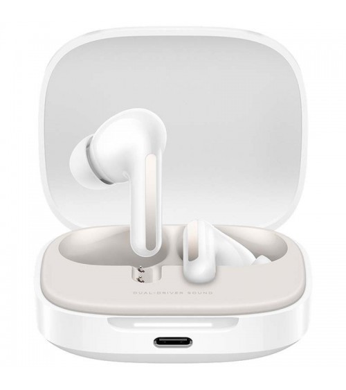 Auriculares bluetooth xiaomi redmi buds 6 con estuche de carga/ autonomía 10h/ blancos