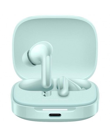 Auriculares bluetooth xiaomi redmi buds 6 con estuche de carga/ autonomía 10h/ verdes