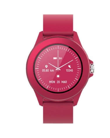 Smartwatch forever colorum cw-300/ notificaciones/ frecuencia cardíaca/ magenta
