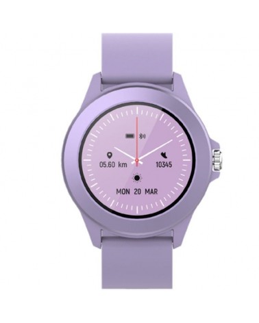 Smartwatch forever colorum cw-300/ notificaciones/ frecuencia cardíaca/ purpura