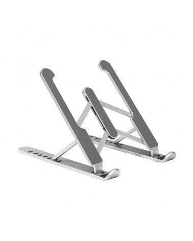 Soporte aisens lps1m-099 para portátiles/ tablets hasta 15'/ plata