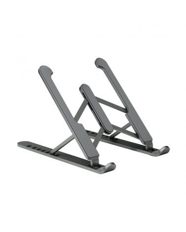 Soporte aisens lps1m-101 para portátil/ tablet hasta 15'/ gris oscuro