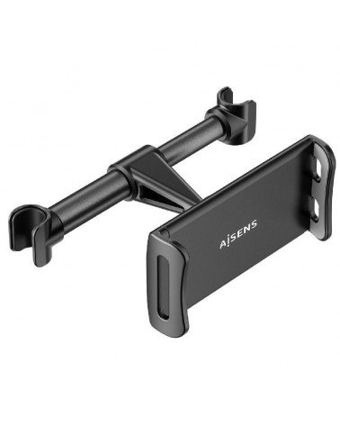 Soporte de coche para smartphone/tablet aisens msc1p-107/ negro